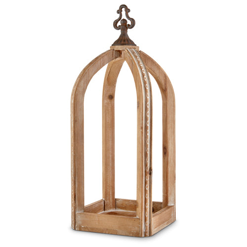 Square Wood Lantern
