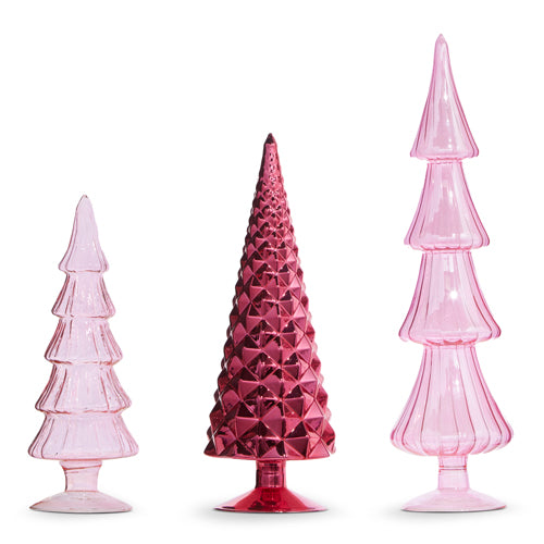 Pink Glass Tree Sitter