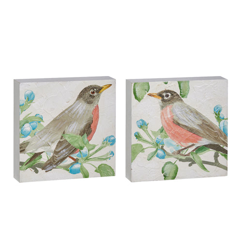 Robin on Apple Branch Block