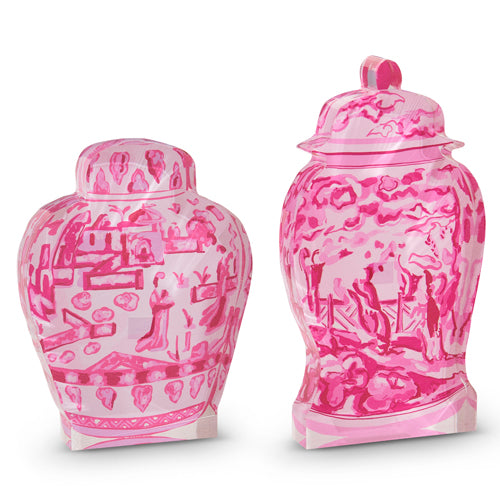 Pink Ginger Jar Acrylic Cut Outs