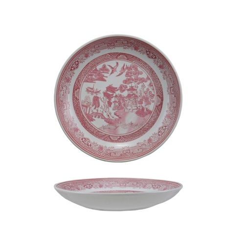 Pink Chinoiserie Plate