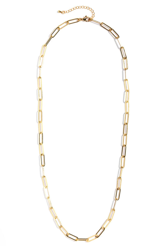 Paper Clip Chain Necklace