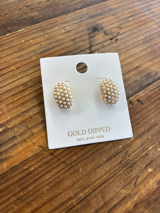 Pearl Dot Earrings