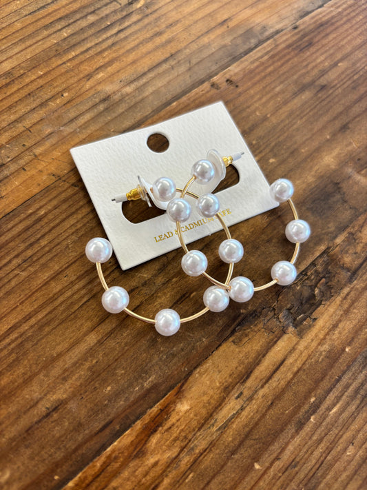 Pearl Open Hoops