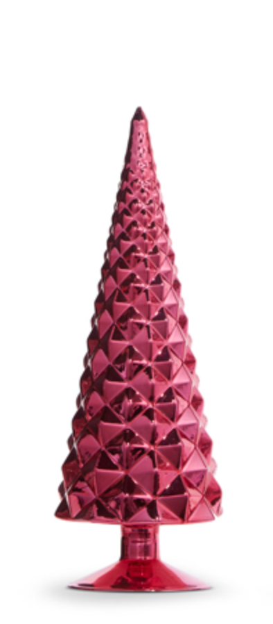 Pink Glass Tree Sitter