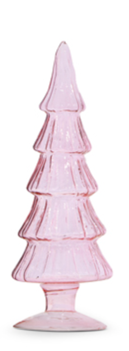 Pink Glass Tree Sitter
