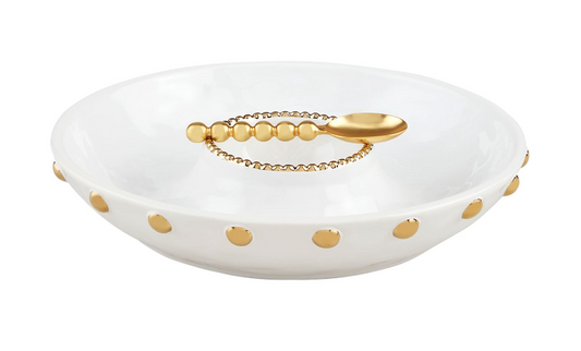 Gold Bead Chip & Dip Set