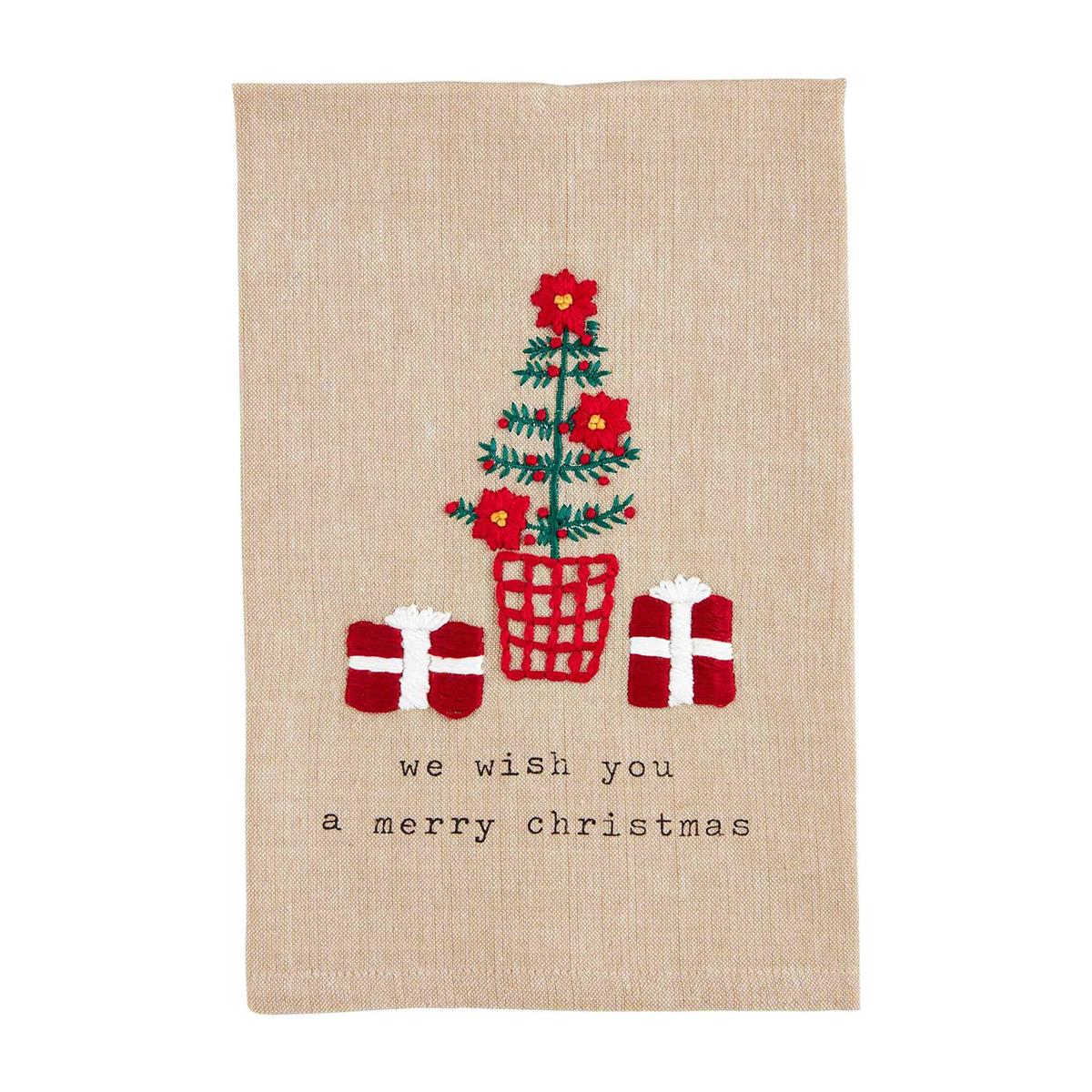 Christmas French Knot Towels