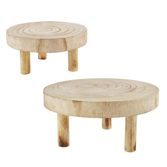 Wood Slice Risers