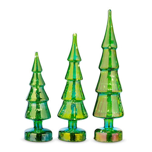 Green Iridescent Trees