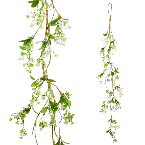 White Flowering Garland