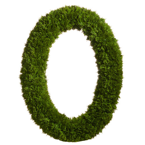 Oval Cedar Wreath